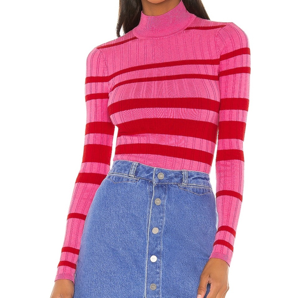 Ribbed turtle neck sweater